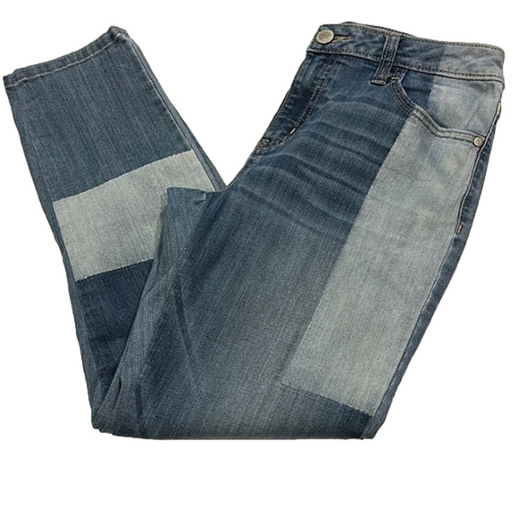 Simply Vera Vera Wang Denim - Simply Vera Vera Wang Two-Tone Blue Jeans